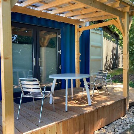 Tiny House Im Seecontainer Mit Parkplatz, Glasfaser, Netflix, Veranda Und Gehobener Ausstattung 코부르크 외부 사진